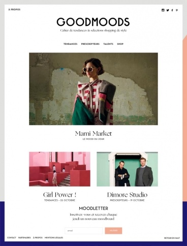 eCommerce website: Goodmoods