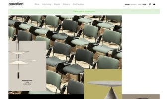 eCommerce website: Paustian