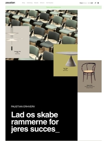 eCommerce website: Paustian