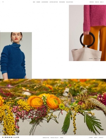 eCommerce website: Simon Miller