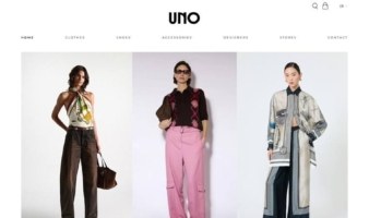 eCommerce website: UNO Knokke