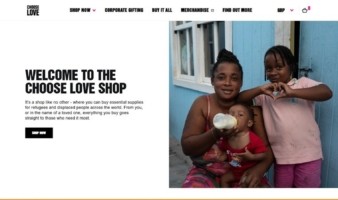 eCommerce website: Choose Love