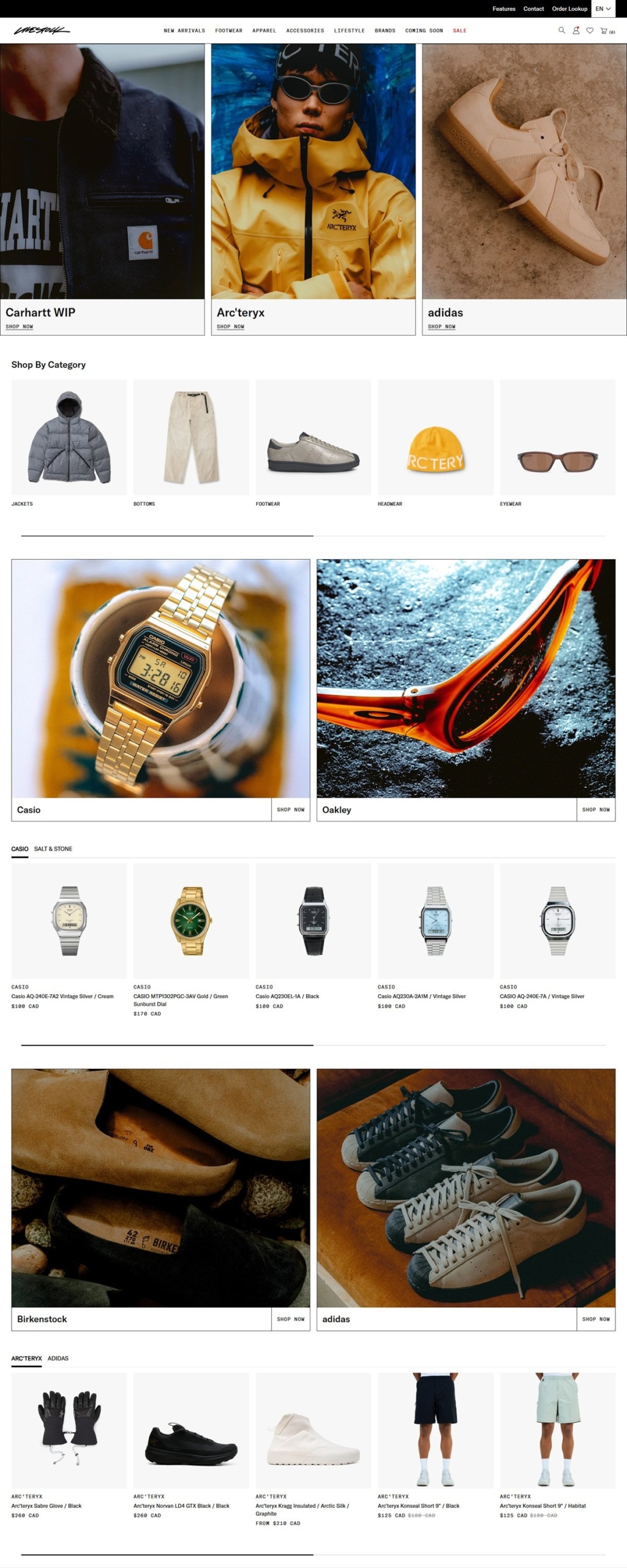 eCommerce website: Livestock Canada