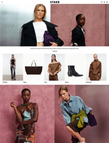eCommerce website: STAUD