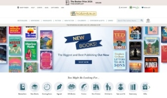 eCommerce website: Waterstones