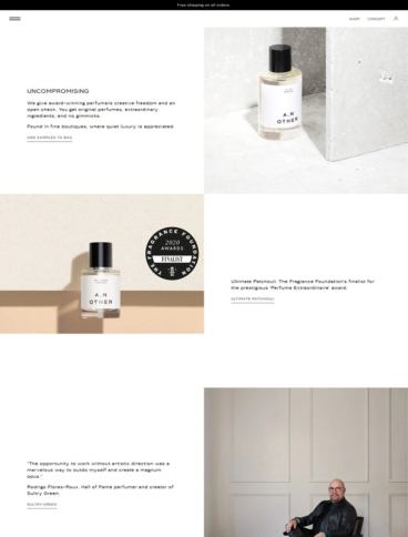 eCommerce website: A. N. Other