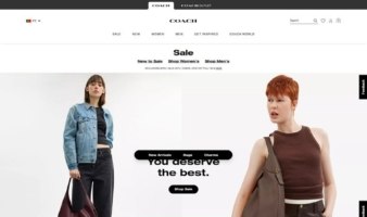 eCommerce website: Coach