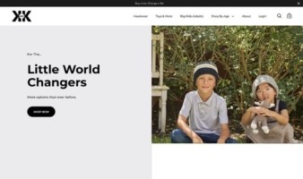 eCommerce website: Krochet Kids intl.
