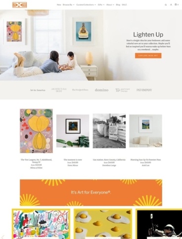 eCommerce website: 20×200