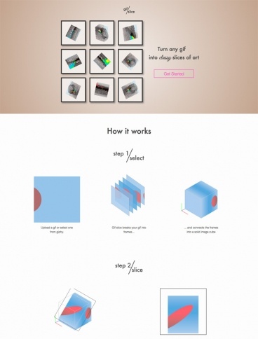 eCommerce website: Gif Slice