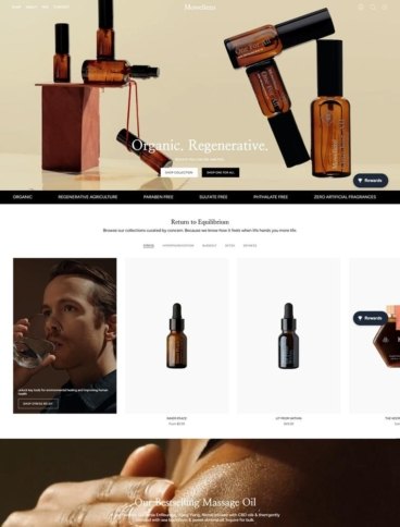 eCommerce website: Mowellens