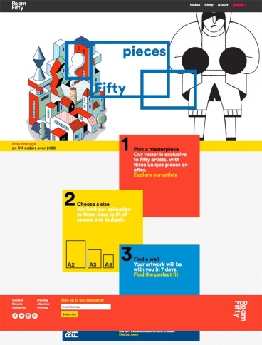 eCommerce website: RoomFifty