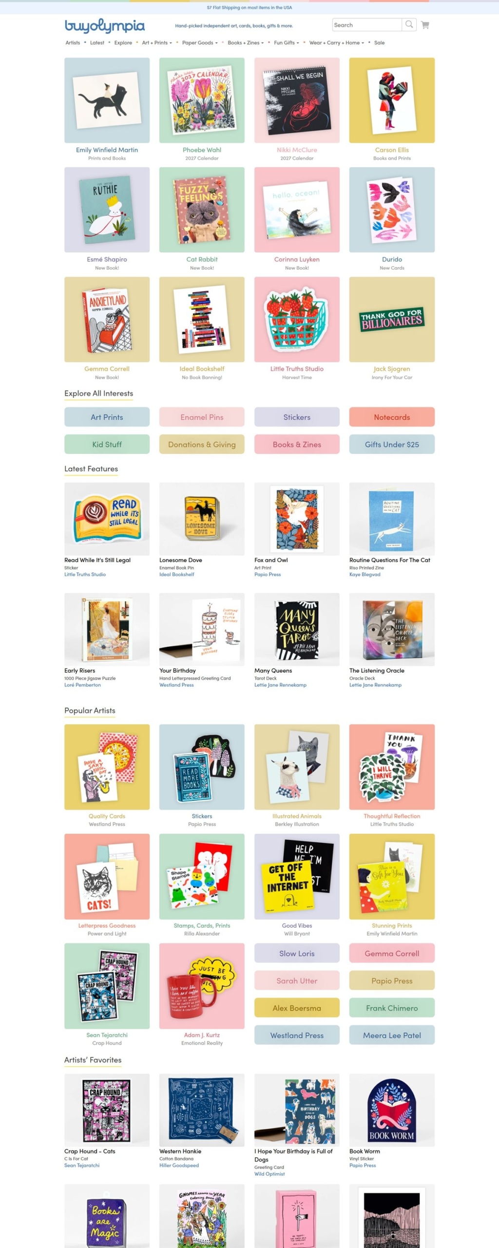 eCommerce website: buyolympia