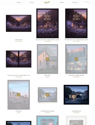 eCommerce website: Nicholas Moegly