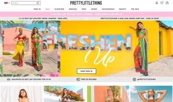 eCommerce website: Pretty Little Thing