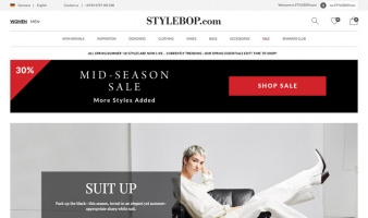 eCommerce website: STYLEBOP