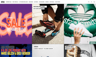 eCommerce website: Sneakersnstuff