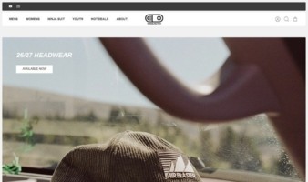 eCommerce website: Airblaster