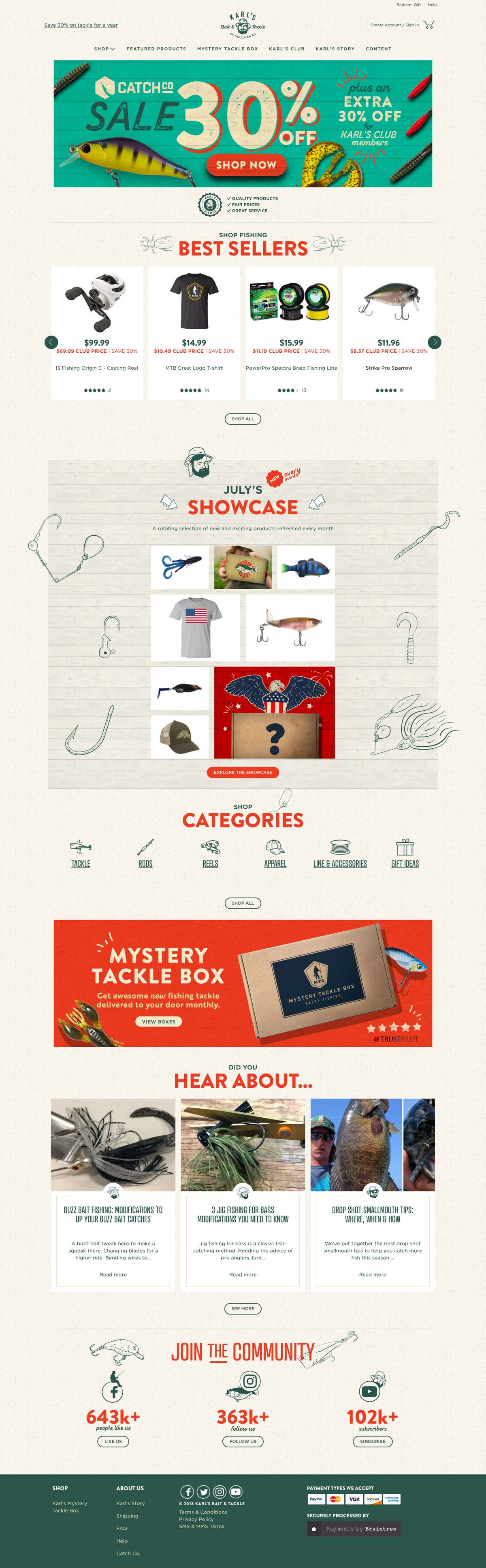 Karl s Mystery Tackle Box ECommerce Website Design Gallery Tech Karl s Mystery Tackle Box ECommerce Website Design Gallery Tech
