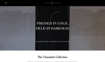 eCommerce website: The Thin Gold Line