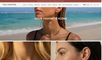 eCommerce website: Paul Valentine