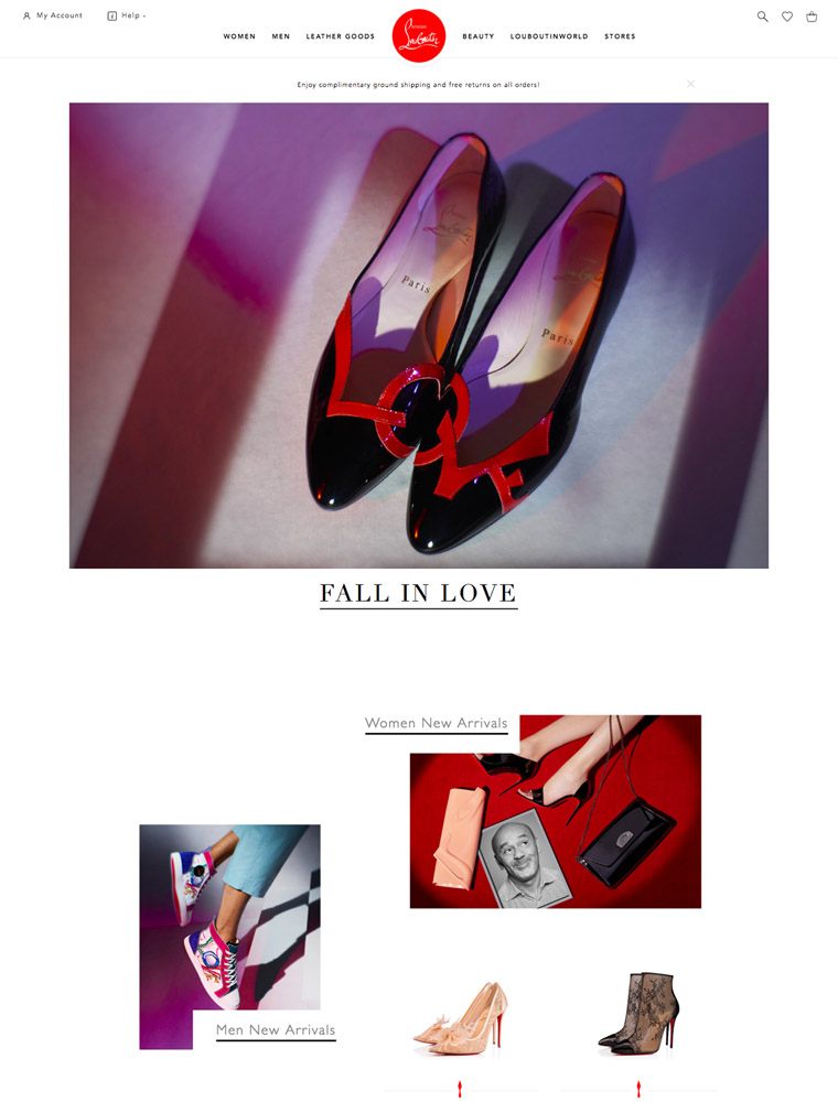Christian Louboutin_thumb site Design Gallery & Tech