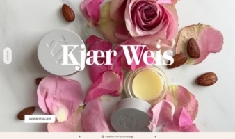 eCommerce website: Kjaer Weis