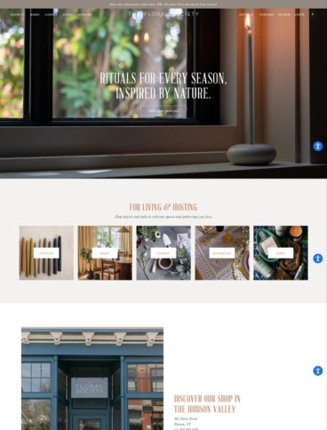 eCommerce website: The Floral Society