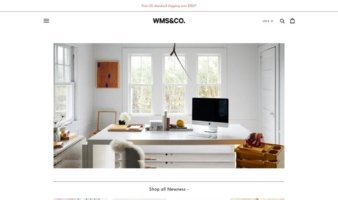 eCommerce website: Wms & Co.
