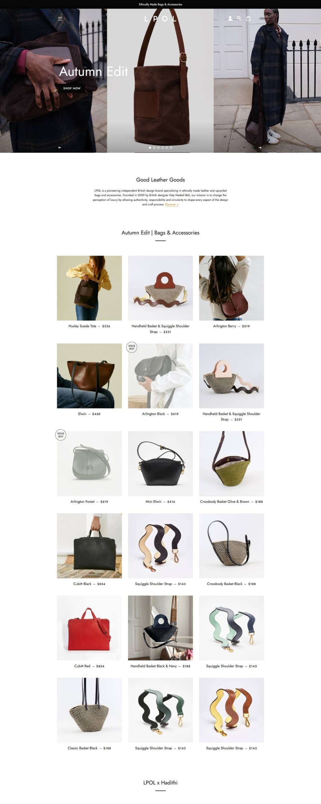 eCommerce website: Lost Property London
