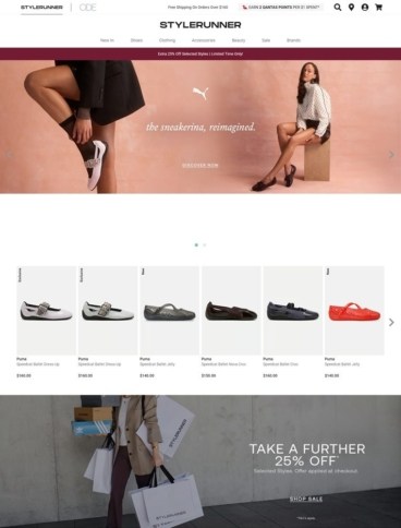 eCommerce website: Style Runner