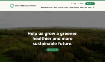 eCommerce website: The National Forest