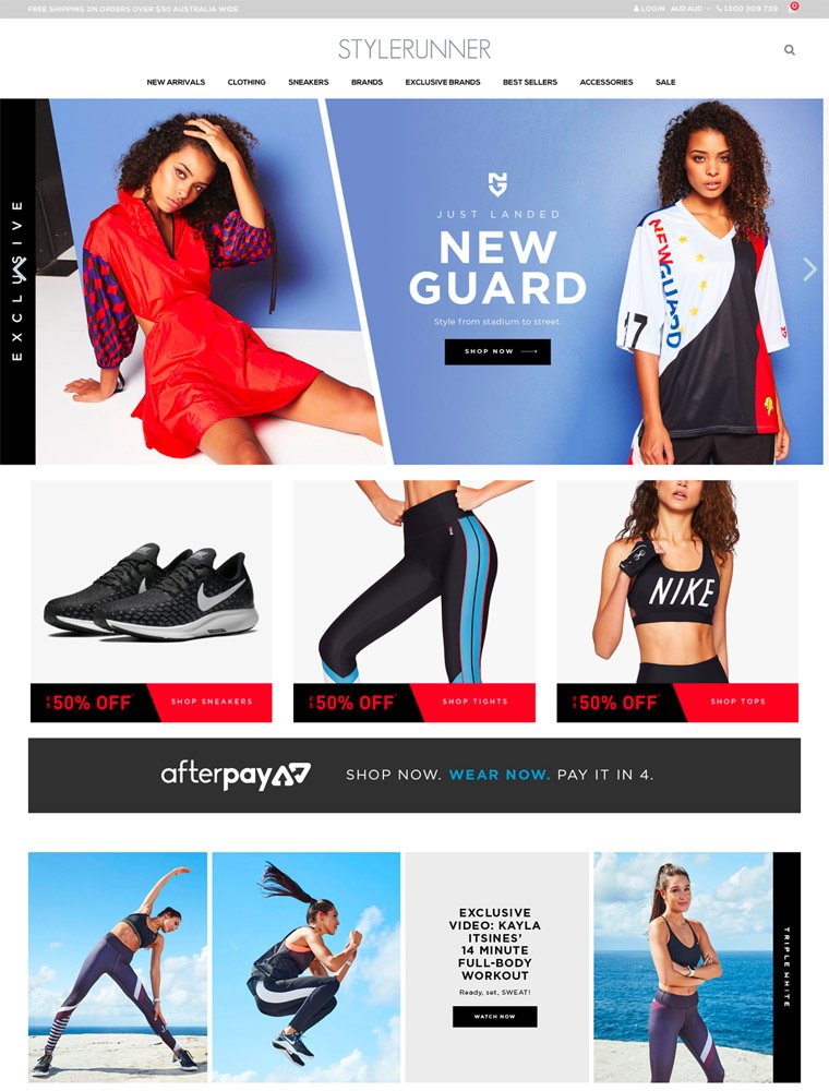 Style Runner | eCommerce Website Design Gallery & Tech Inspiration