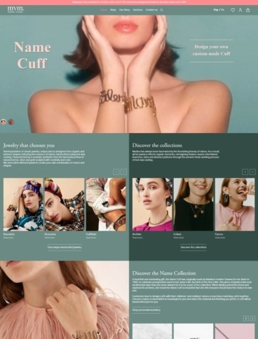 eCommerce website: Madina Visconti