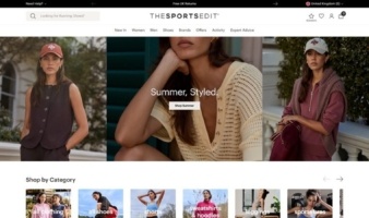 eCommerce website: The Sports Edit