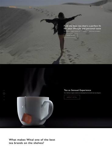 eCommerce website: Wital