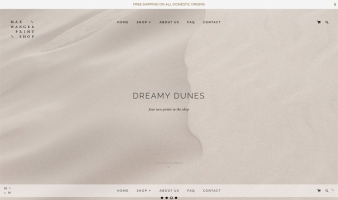 eCommerce website: Max Wanger