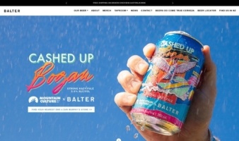 eCommerce website: Balter