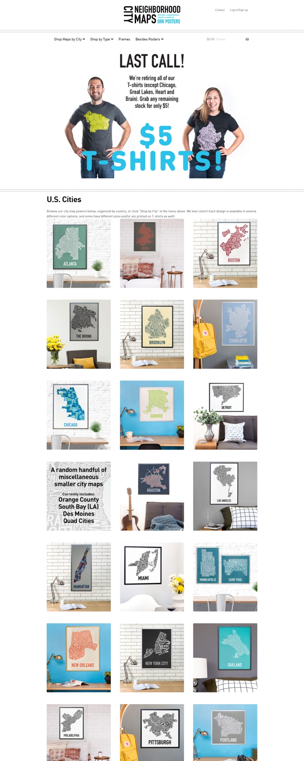 eCommerce website: Ork Posters