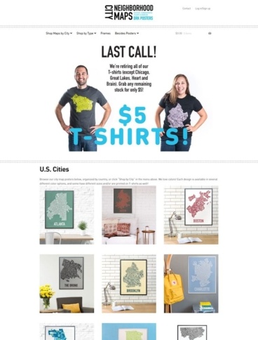 eCommerce website: Ork Posters