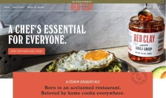 eCommerce website: Red Clay