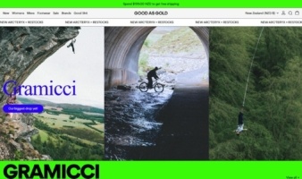 eCommerce website: Good as Gold
