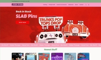eCommerce website: Josh Ryan