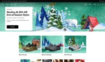 eCommerce website: KEEN