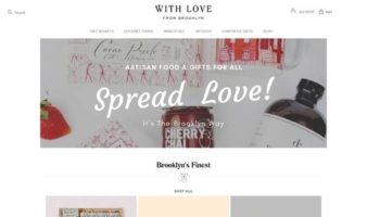 eCommerce website: With Love, From Brooklyn