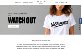 eCommerce website: Skylar Yoo