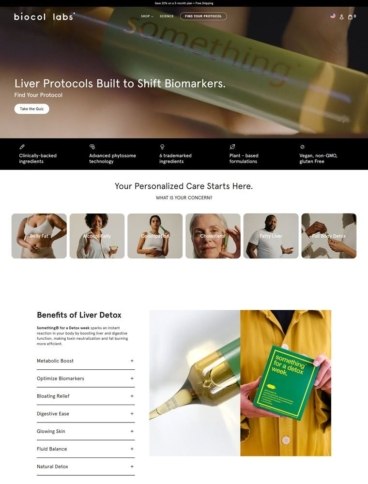eCommerce website: biocol labs