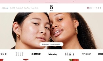 eCommerce website: BYBI Beauty