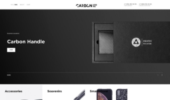 eCommerce website: Carbon Store