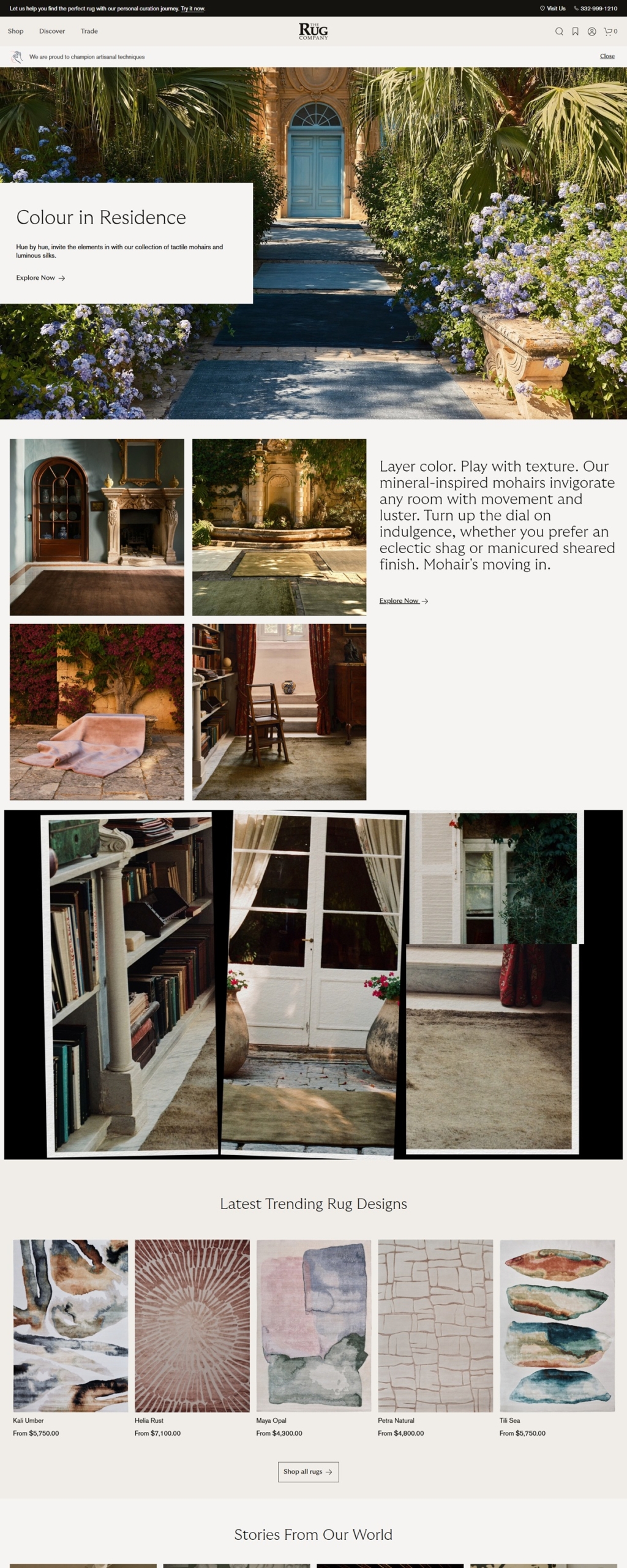 eCommerce website: The Rug Company